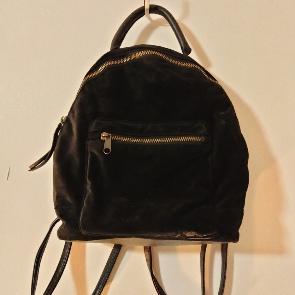 Suede Backpack